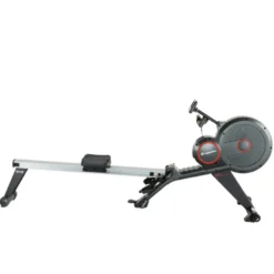 Rameur professionnel avec rails de 99 cm et 16 modes de résistance pour un entraînement de cross training complet