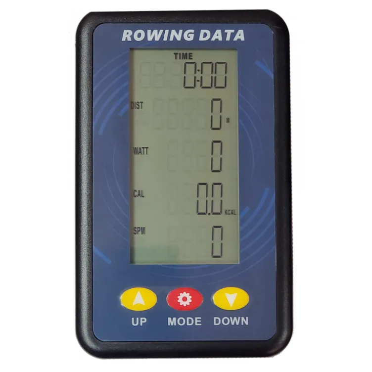 Rameur professionnel en acier avec résistance à l'eau pour entraînements de cardio-training - Poignée ergonomique