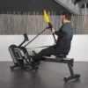 Rameur professionnel pour entraînement d'aviron avec programmes de fitness - Générateur d'énergie intégré