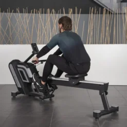 Rameur professionnel pour entraînement d'aviron avec programmes de fitness - Générateur d'énergie intégré