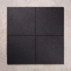 Revêtement de sol 50 x 50 cm ou 100 x 100 cm amortissant imperméable pour salle de sport