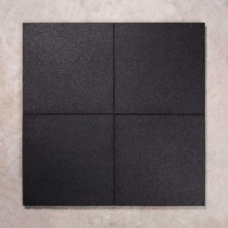 Revêtement de sol 50 x 50 cm ou 100 x 100 cm amortissant imperméable pour salle de sport