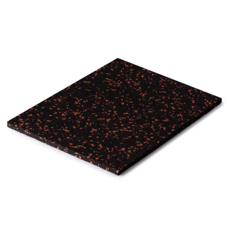 Revêtement de sol 1,02 x 1,02 m amortissant imperméable pour salle de sport