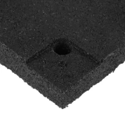 Revêtement de sol 100 x 100 x 2 cm pour salle de sport - Surface antidérapante