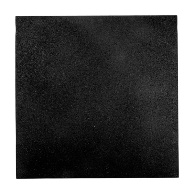 Revêtement de sol 100 x 100 x 2 cm pour salle de sport - Surface antidérapante