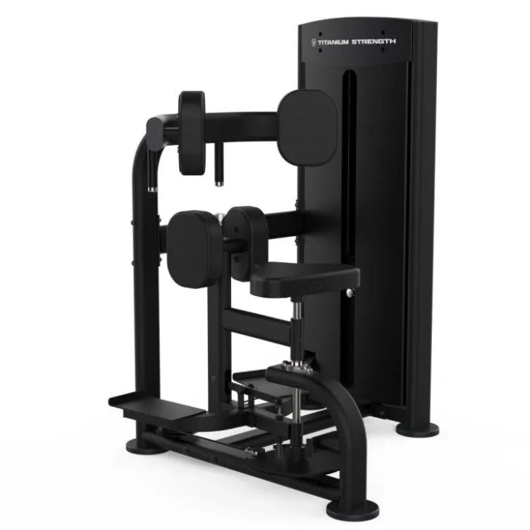 Rotary torso machine à charge guidée Titanium Strength pour le développement des abdominaux avec amplitude ajustable - BS-S16