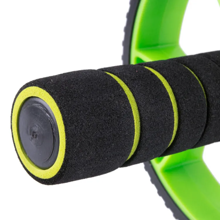 Roue abdominale antidérapante avec des poignées en mousse confortables