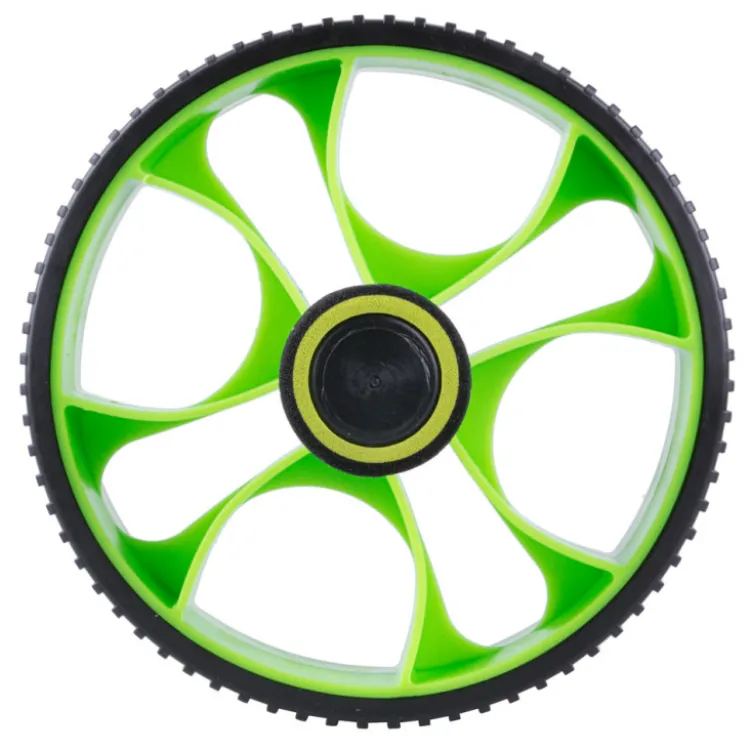 Roue abdominale antidérapante avec des poignées en mousse confortables