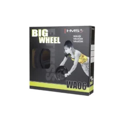 Roue abdominale en caoutchouc pour exercices de musculation avec sangles de maintien pour mains et pieds