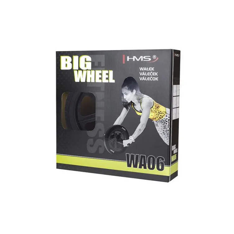 Roue abdominale en caoutchouc pour exercices de musculation avec sangles de maintien pour mains et pieds