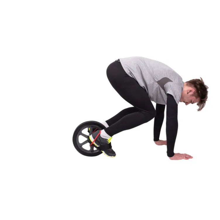 Roue à abdominaux pour exercices en homegym - antidérapante en acier