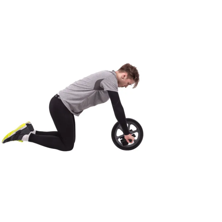 Roue à abdominaux pour exercices en homegym - antidérapante en acier