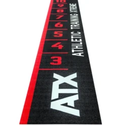Rouleau de gazon synthétique noir 10 x 1,3 mètres avec marquage