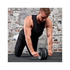 Roulette de musculation pour abdominaux de marque ATX avec tapis de protection