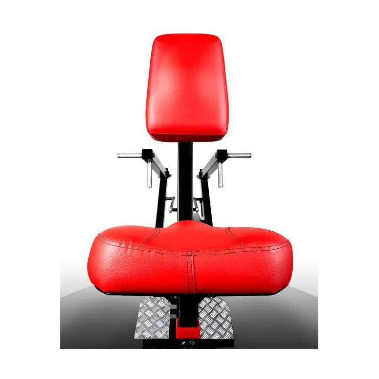 Row machine avec assise en mousse pour musculation des dorsaux pour espace sportif public ou privé