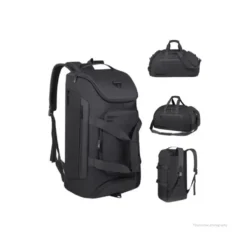 Sac de sport imperméable 40L combo sac à dos avec compartiments ventilé et poche extérieure zippée