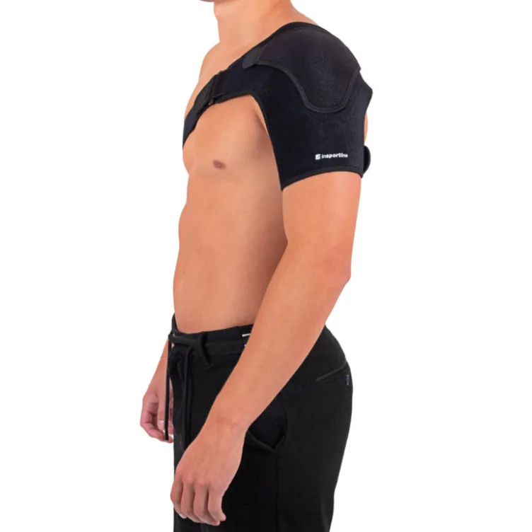 Sangle de maintien en néoprène pour l'épaule avec poche pour pack de gel froid - Épaulière de compression