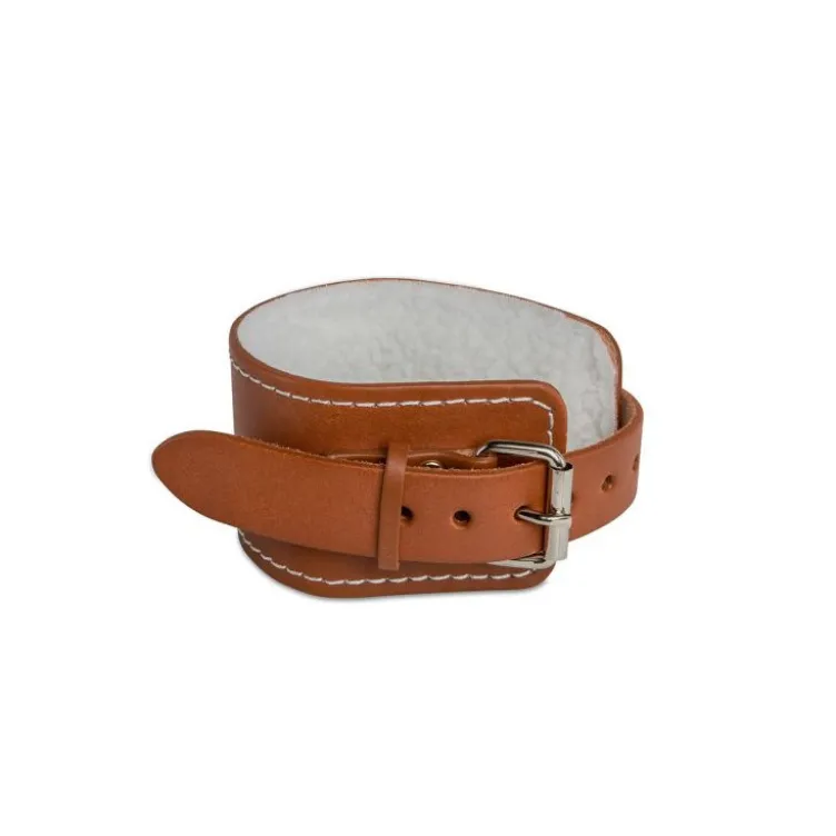 Sangle de tirage en cuir avec rembourrage intérieur pour station à poulie basse