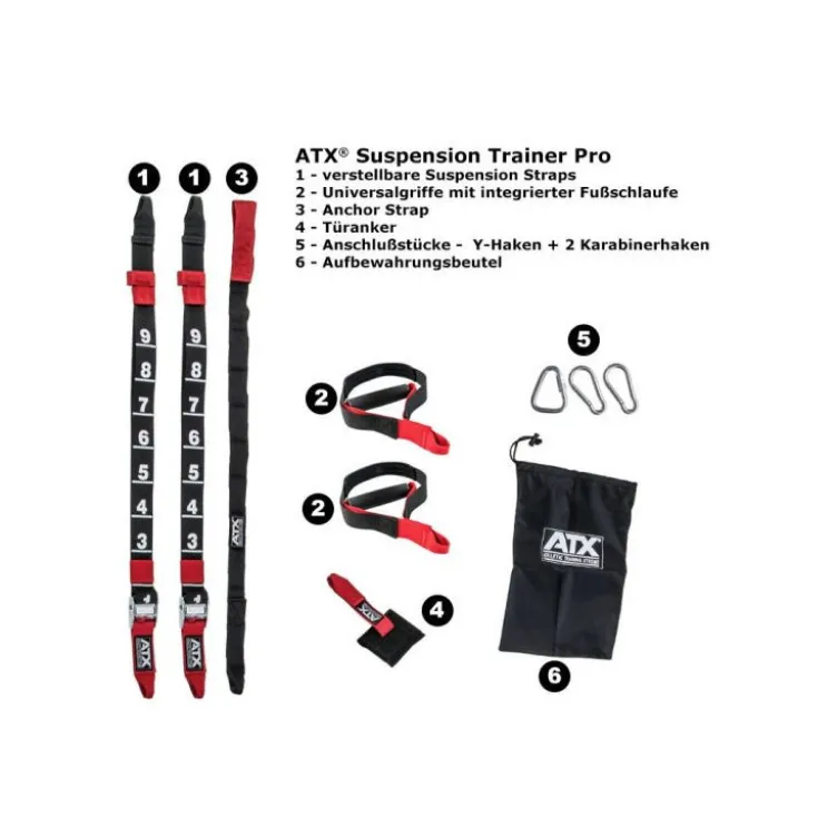 Sangles de suspension de la gamme ATX pour exercices de cross-training
