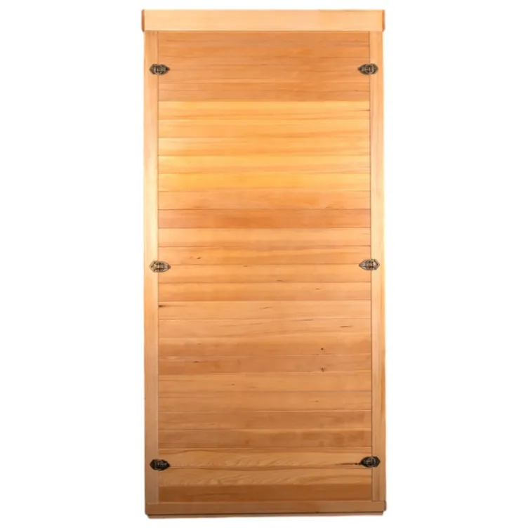 Sauna en bois infrarouge individuel Mettsa 100 avec ioniser d'oxygène et lumière multicolores
