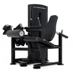 Seated Leg Curl à charge guidée 100 kg pour ischio-jambiers BS-S30 Titanium Strength Black Series - 26 combinaisons de réglages