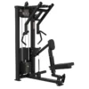 Seated row machine à charge guidée pour l'entraînement du dos Titanium Strength - Colonne de poids de 100 kg Élite Séries EL-S23