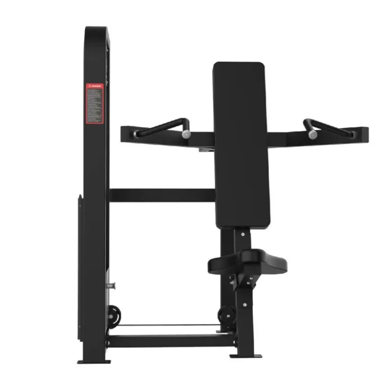 Seated shoulder press à charge guidée Titanium Strength Élite Séries EL-S12 - Appareil de musculation pro pour les épaules