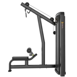 Selectorized lat pulldown machine Pro Titanium Genesis GS-S24 100 kg pour exercice de tirage haut - Salle de sport commerciale