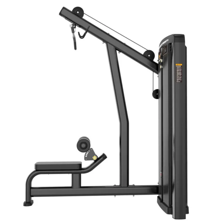 Selectorized lat pulldown machine Pro Titanium Genesis GS-S24 100 kg pour exercice de tirage haut - Salle de sport commerciale
