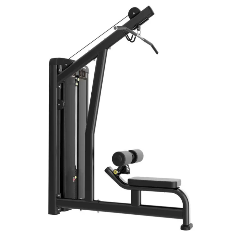 Selectorized lat pulldown machine Pro Titanium Genesis GS-S24 100 kg pour exercice de tirage haut - Salle de sport commerciale