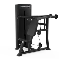 Selectorized shoulder press machine Titanium Strength Black Séries BS-S12 - Renforcement des épaules usage professionnel