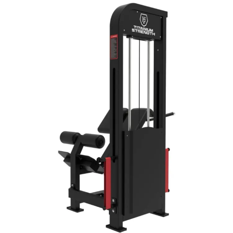 Selectorized station hyperextension pour les lombaires 100 kg Titanium Élite Séries EL-S43 - Banc hyperextension multi-réglable