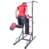 Set complet d'équipement de musculation avec kit d'haltères 80 kg et chaise romaine avec banc