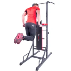 Set complet d'équipement de musculation avec kit d'haltères 80 kg et chaise romaine avec banc