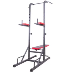 Set complet d'équipement de musculation avec kit d'haltères 80 kg et chaise romaine avec banc