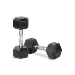 Set complet Rack de rangement et 9 paires d'haltères hexagonaux 2 à 20 kg TH20 Titanium Strength
