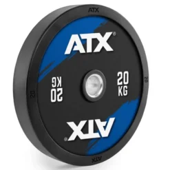 Set de poids olympiques ATX Bumper Plates colorés 200 kg