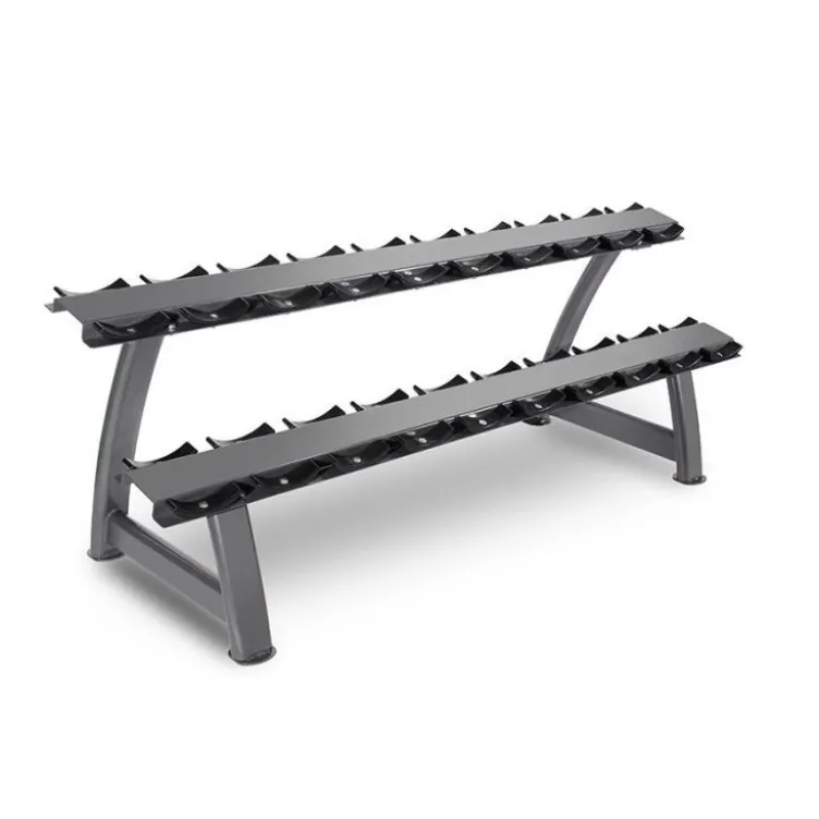 Set d'haltères complet 2,5 à 25 kg avec Rack de rangement - 10 Paires d'haltères numérotées HD25