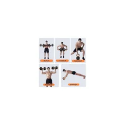 Set d'haltères en acier 4 en 1 - Barre d'haltères ou kettlebells avec poignées antidérapantes