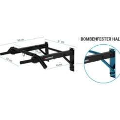 Set d'équipement musculation : Barre traction murale + poignées push-up + poignées coulissantes