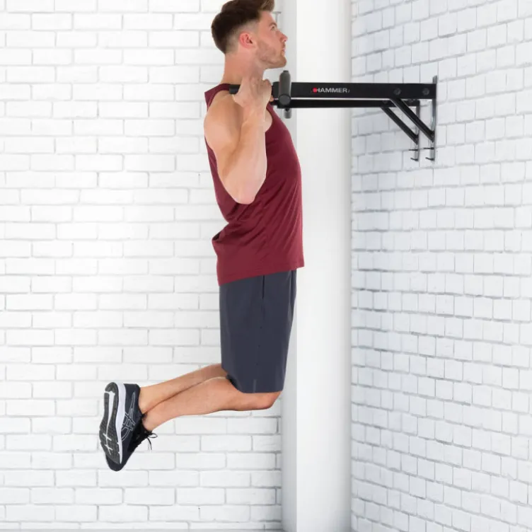 Set d'équipement musculation : Barre traction murale + poignées push-up + poignées coulissantes