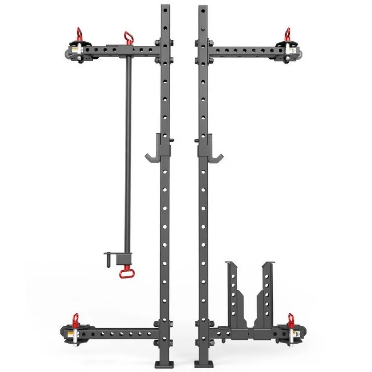 Set Half Rack mural et pliable ATX compact hauteur 198 cm avec rails de fixation