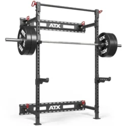 Set Half Rack mural et pliable ATX compact hauteur 198 cm avec rails de fixation