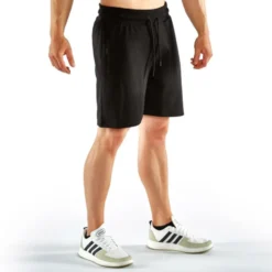 Short de sport noir ATX avec poche à zip et porte-serviette - S à XL