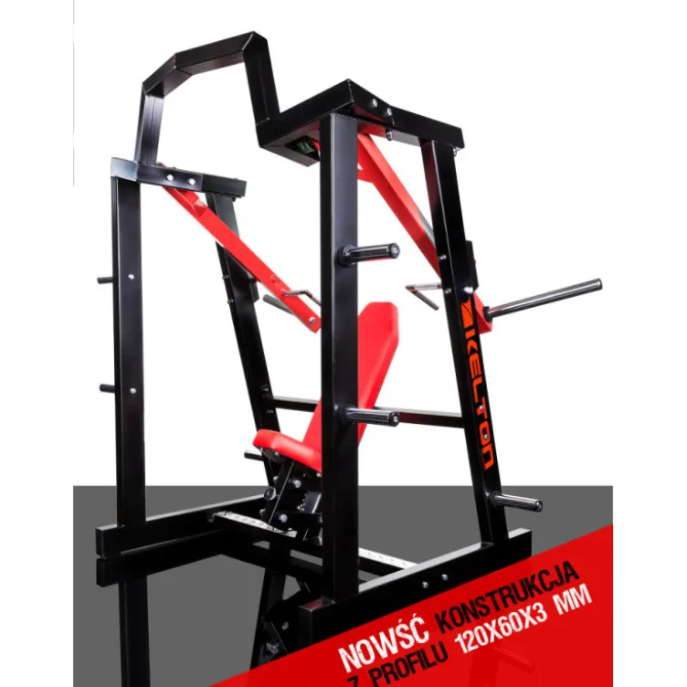 Shoulder machine de musculation pour épaules à charges libres avec supports de rangement pour salles de sport