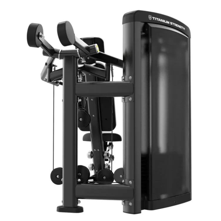 Shoulder press à charge guidée 100 kg Genesis Titanium Strength de qualité pro pour l'entraînement des épaules - GS-S12