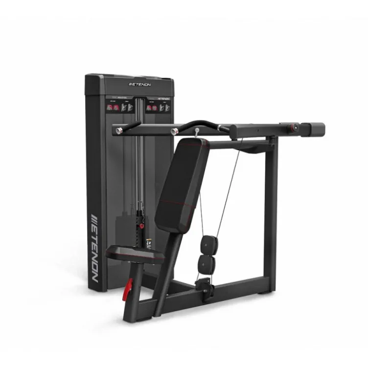 Shoulder press machine convergente à charge guidée pour utilisation professionnelle
