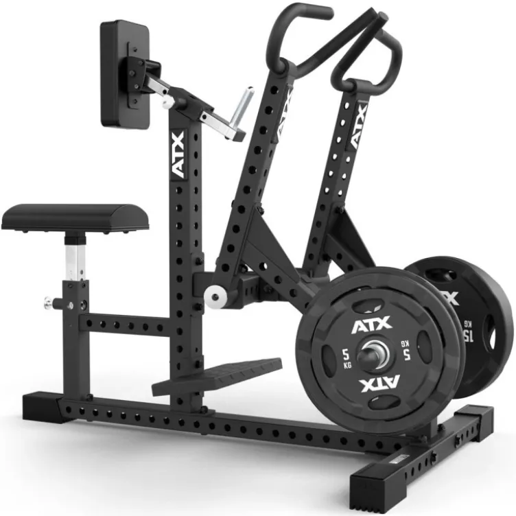 Side Row machine professionnelle ATX à capacité de charge de 250 kg - Bras indépendants et support de poitrine pivotant