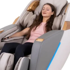 Siège massant pour les muscles avec ioniseur d'air et chauffage du dossier - 8 programmes prédéfinis et 5 types de massage