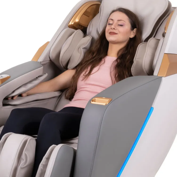 Siège massant pour les muscles avec ioniseur d'air et chauffage du dossier - 8 programmes prédéfinis et 5 types de massage
